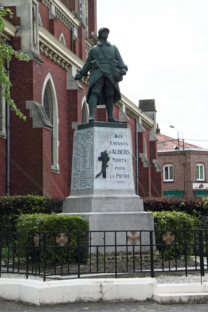 AUBERS - Monument aux morts de 1914-1918 et 1939-1945 by 59jacky