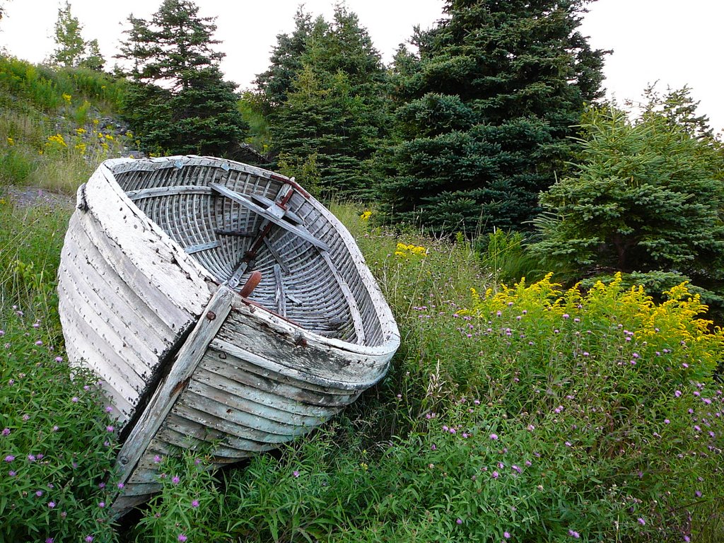 Planked Lifeboat by Michael L Badcock