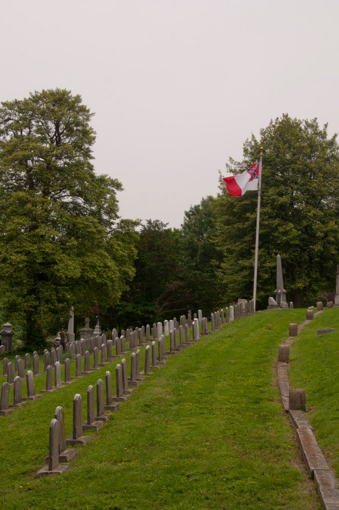 Cave Hill Cemetery - CSA Section by NateG