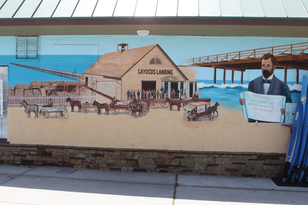 Mural en Cayucos by R Melgar