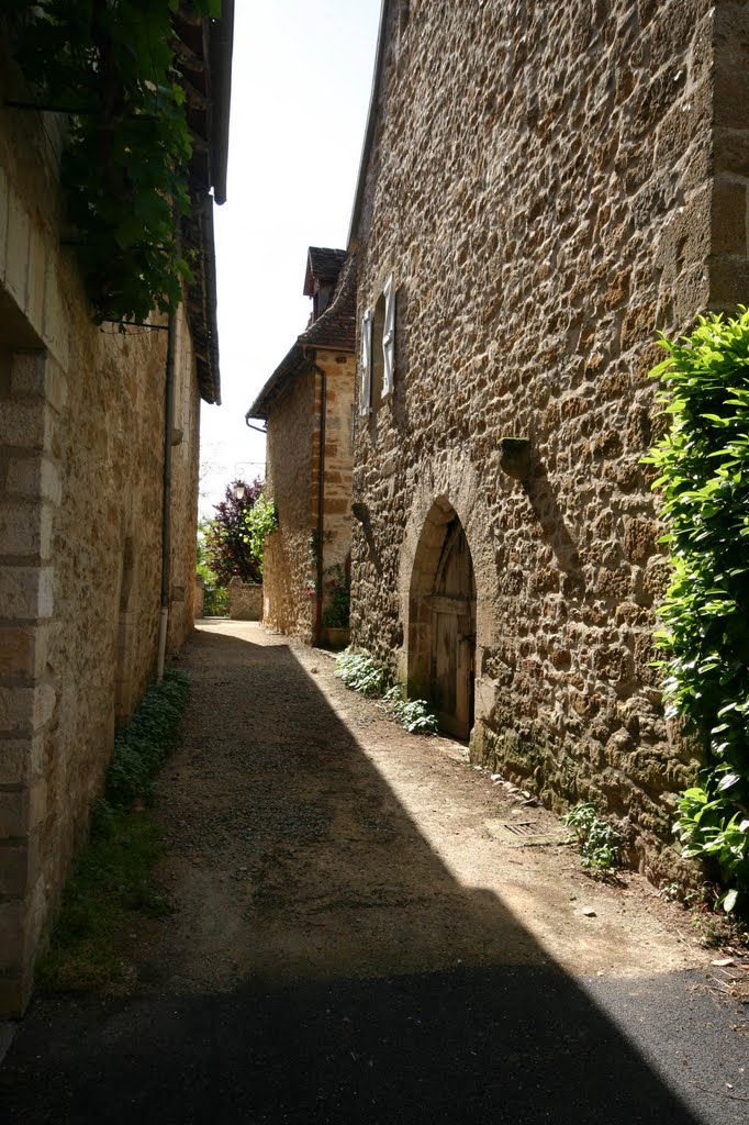 Ruelle de Carennac by Roland Gardin