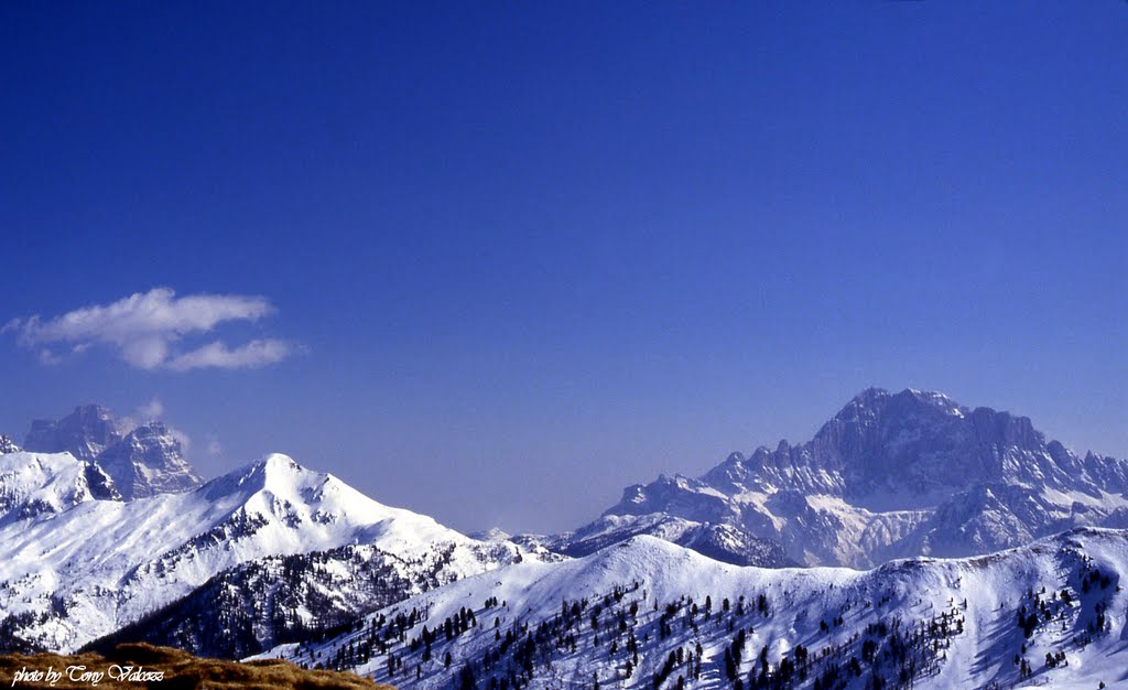 Monte Civetta dal passo Sief by Tony Valc