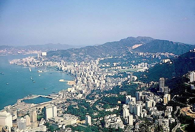 Hong Kong View East From Victoria Peak 1964 by Doug Johnson-'40