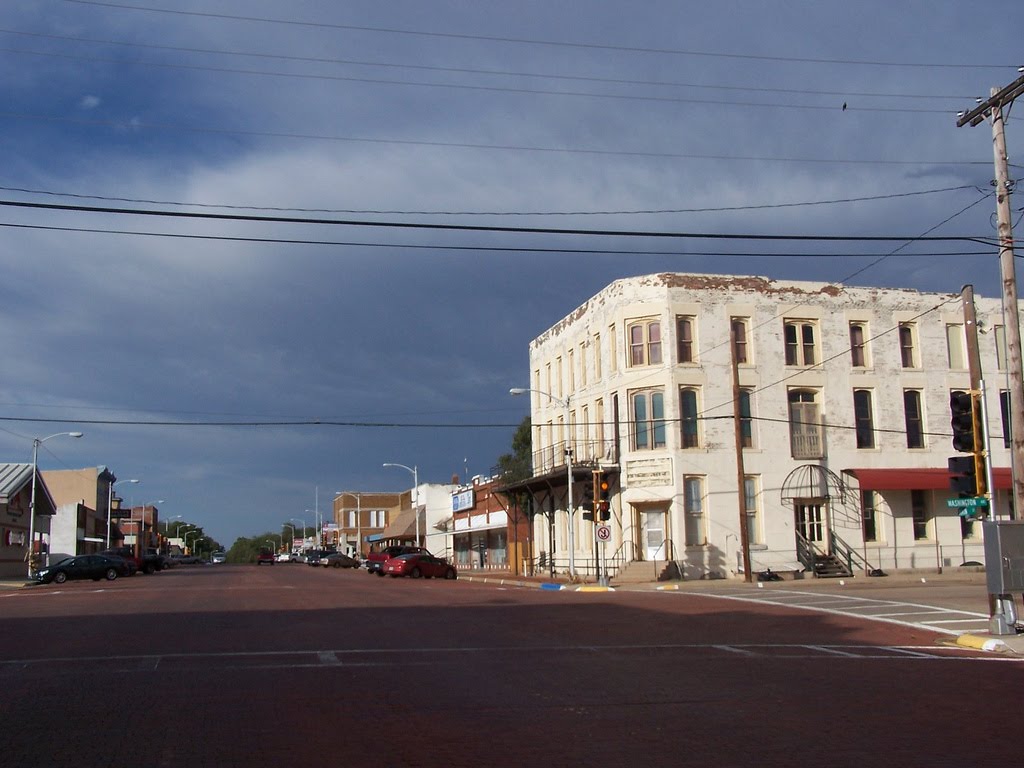 Beautiful Downtown Medicine Lodge, Barber County, Kansas by J. Stephen Conn