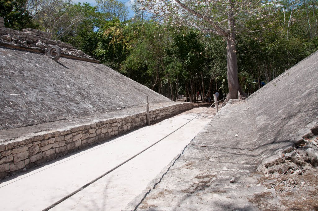 Mayan Ball Court in Coba, Mexico by mklinchin