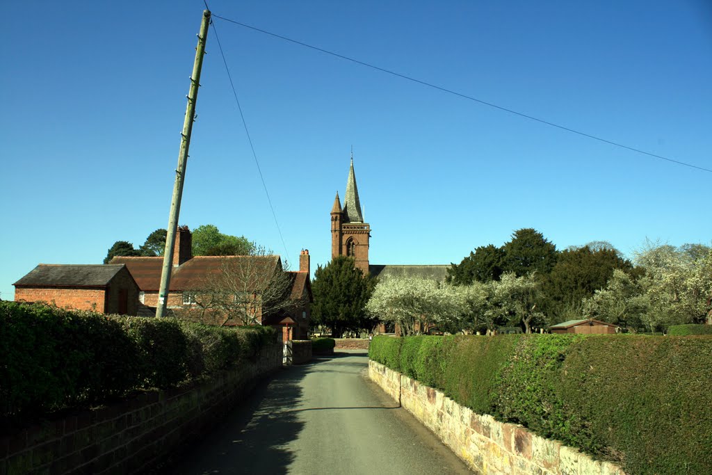 Middle Lane, Aldford by Cestrian