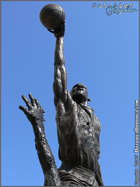 Michael Jordan Statue by Outsider Graphics