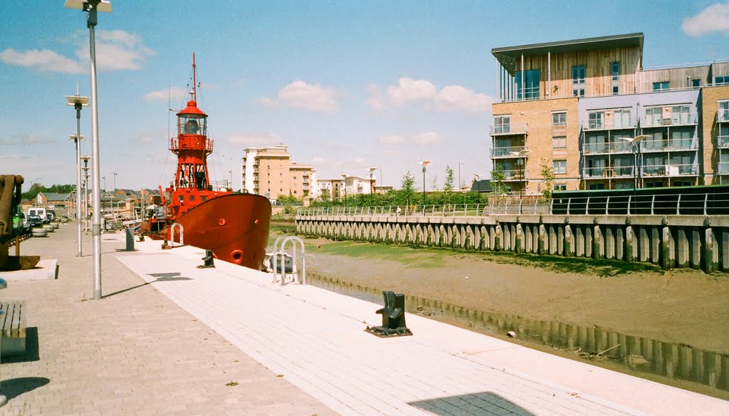 Lightship in the regenerated hythe area of Colchester by fieldym