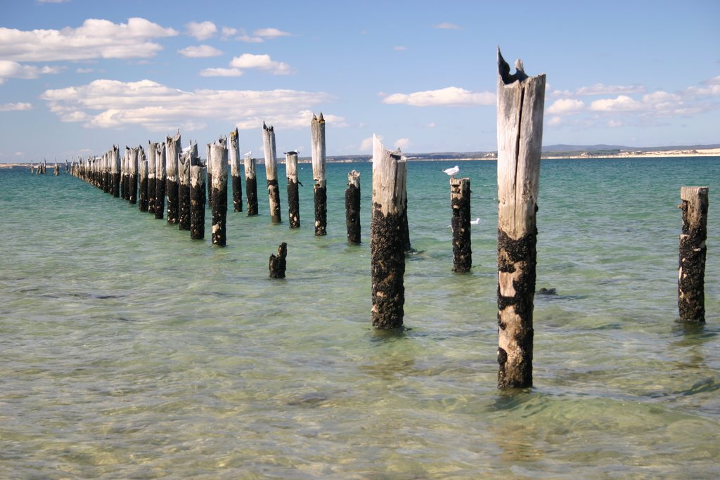 Old Bridport Pier by Justin Smith