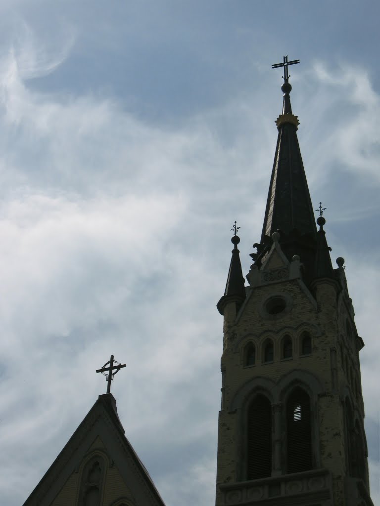 Верхівка костелу ♦ top of the church by i.bulyha