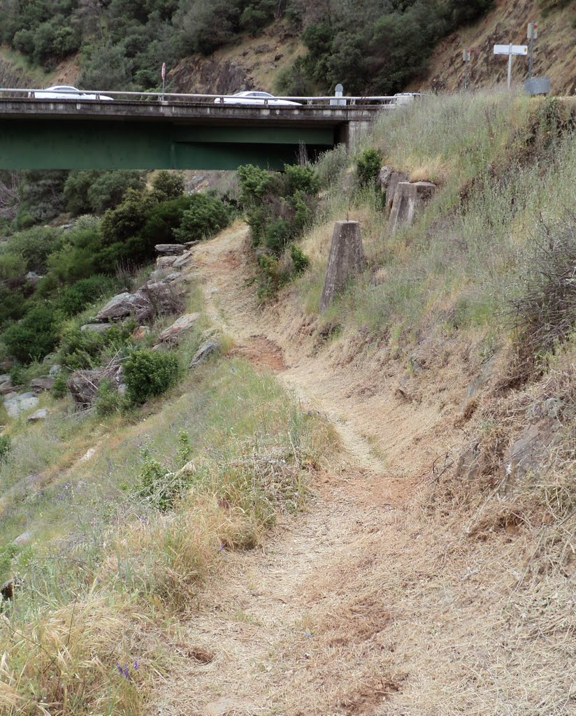 Underpass Trail, Highway 49 Bridge, Auburn State Recreation Area, Placer County, California by Robert H. Sydnor