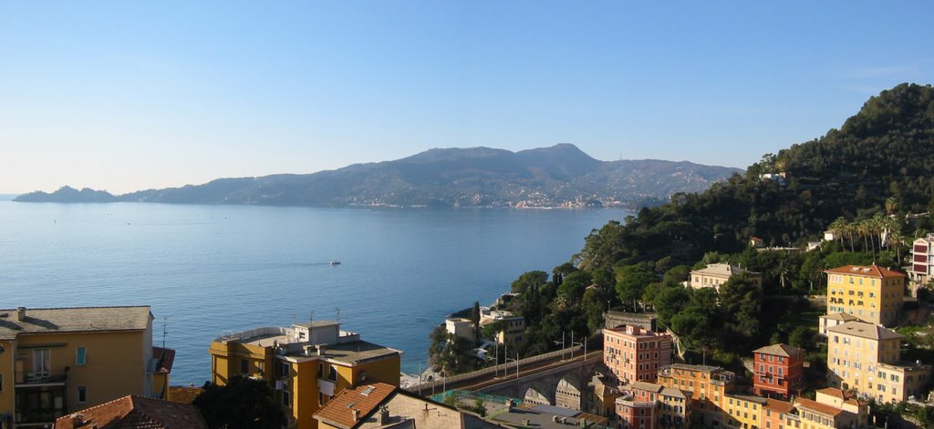 Il Monte di Portofino e Santa Margherita visti da Zoagli by Fabio732