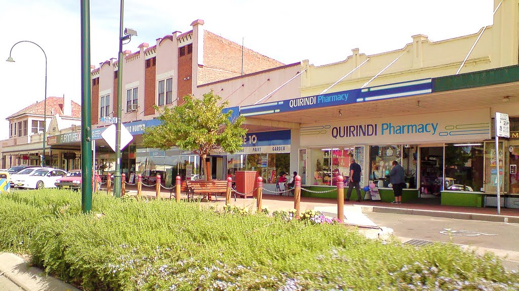 Quirindi , streetscape ... by Michael Caine