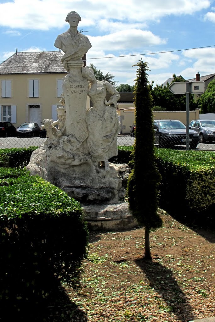 Le buste du poète Charles-Pierre Colardeau by fvexler