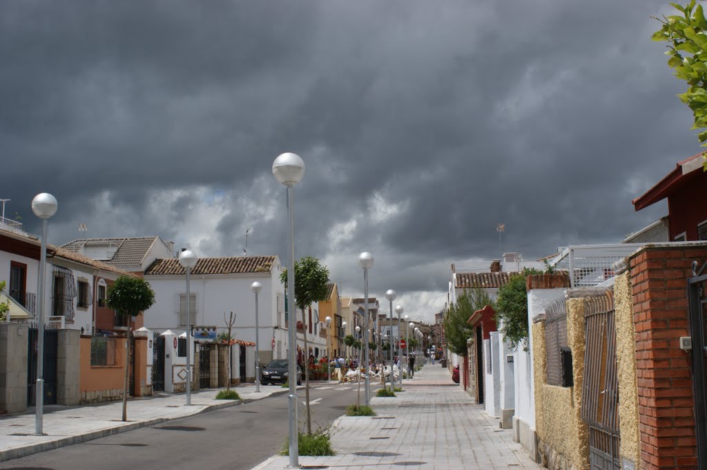 Sol y lluvia en las Cruces de mayo by Carmen Peña Medina