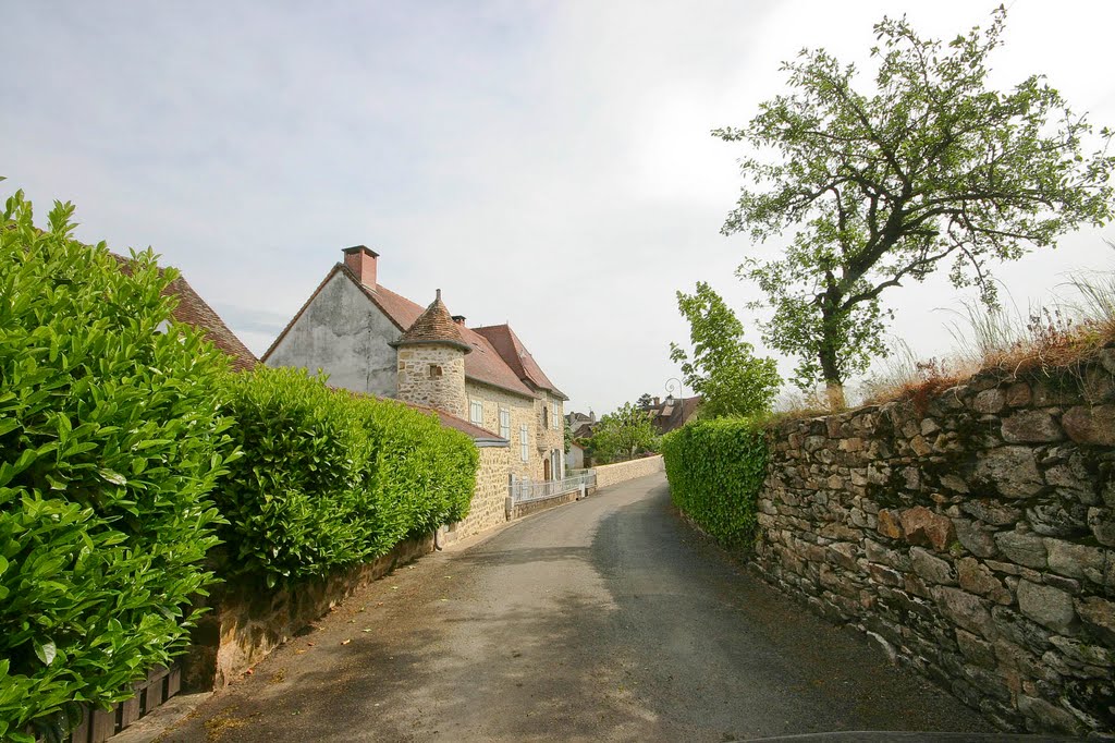 Le Chalard, rue de l'église by Roland Gardin