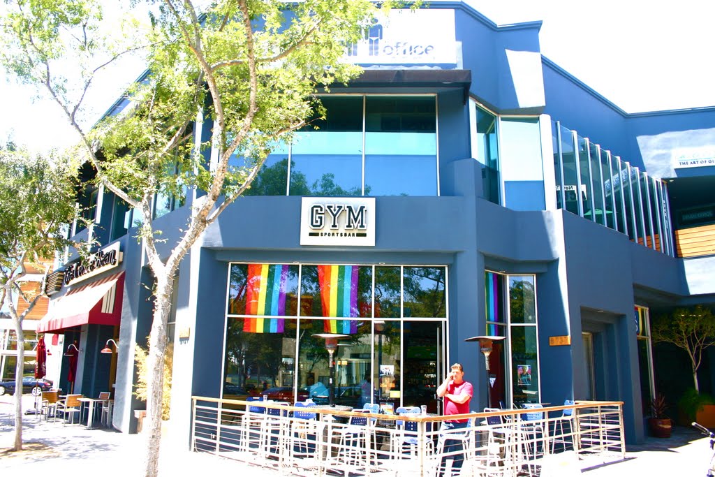 The GYM, a Sportsbar on Santa Monica Blvd. in West Hollywood, CA by MICHAEL  JIROCH  &  www.michaeljiroch.com