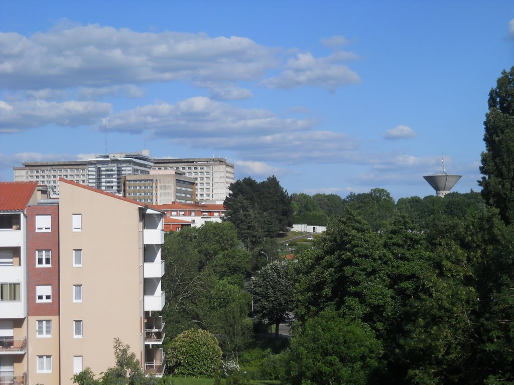 Vue sur les Oudairies, La Roche-sur-Yon by William Chevillon