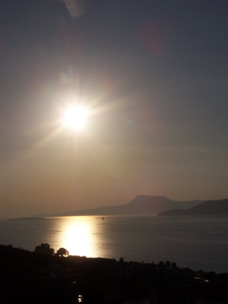 Sunset over Bay of Chania by Yvette