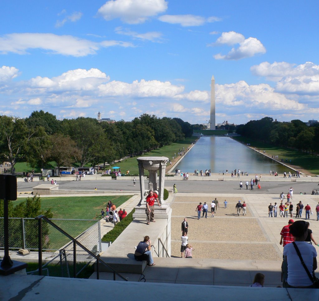 Reflecting Pool, Washington D.C., USA, October 1st 2006 by Jan Willem Maijvis