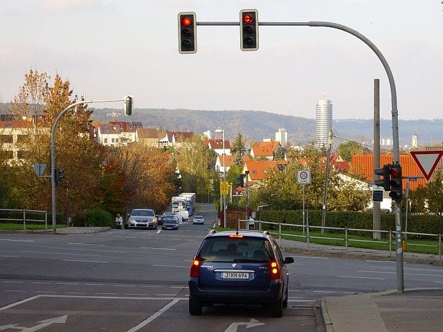 Jena-Winzerla, Blick in Richtung Zentrum by Wendelin