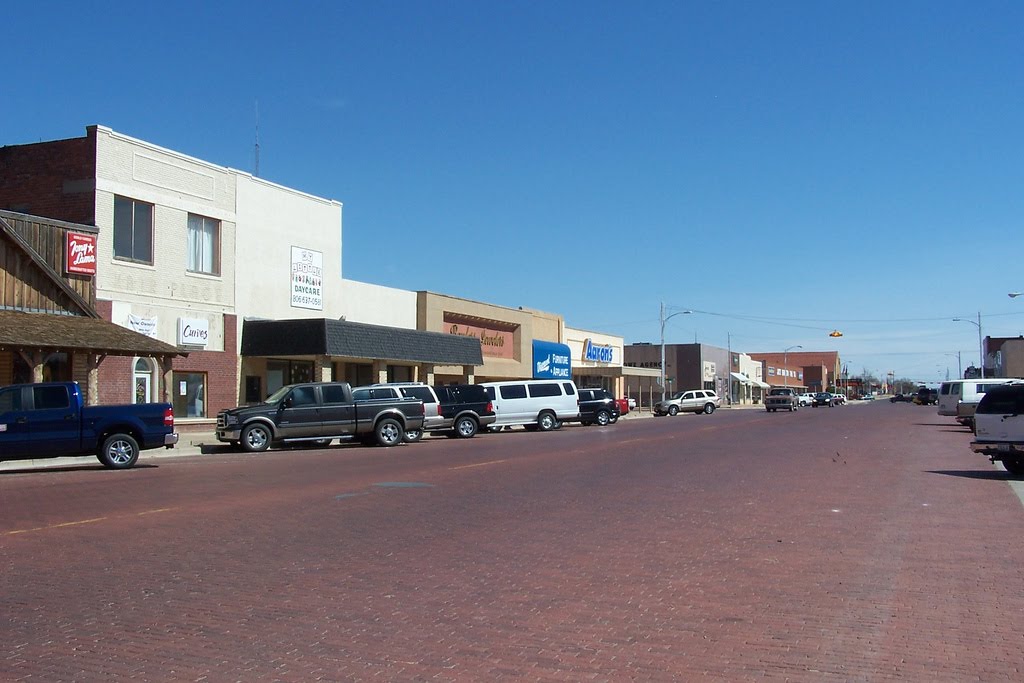 Main Street, Brownfield, Terry County, Texas by J. Stephen Conn