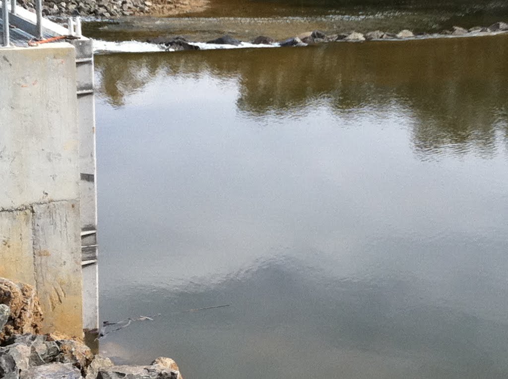 Fish Ladder Outlet at Lake Cargelligo Weir on Lachlan River by Dr Muhammad J Siddiqi State Water Corp by Dr Muhammad J  Siddiqi