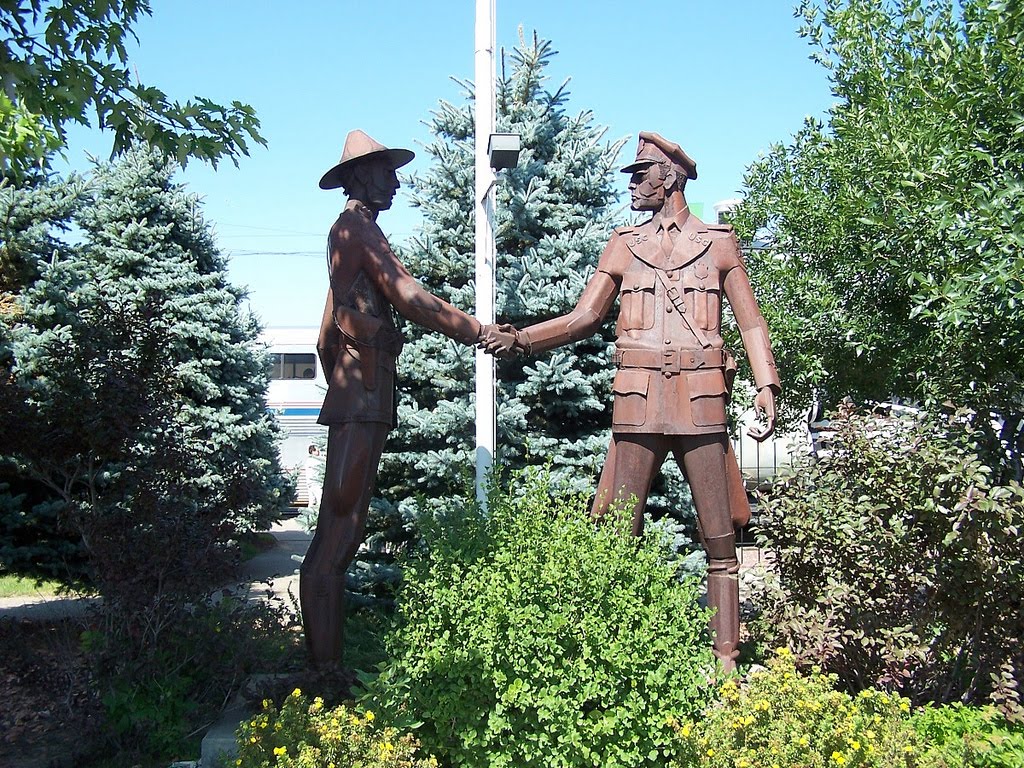 Hands Across the Border Park, Havre, Hill County, Montana by J. Stephen Conn