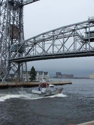 Areial Lift Bridge, Duluth, St. Louis County, Minnesota by J. Stephen Conn