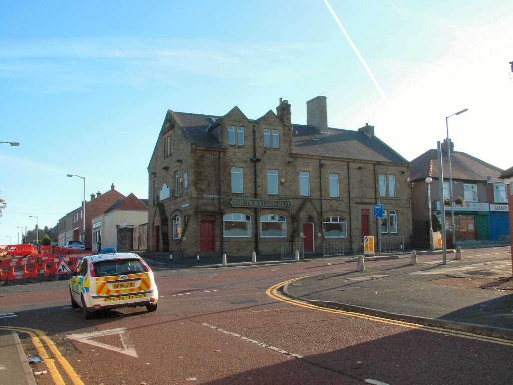 Old Durham Road, Sheriff Hill, from Church Road by phw26