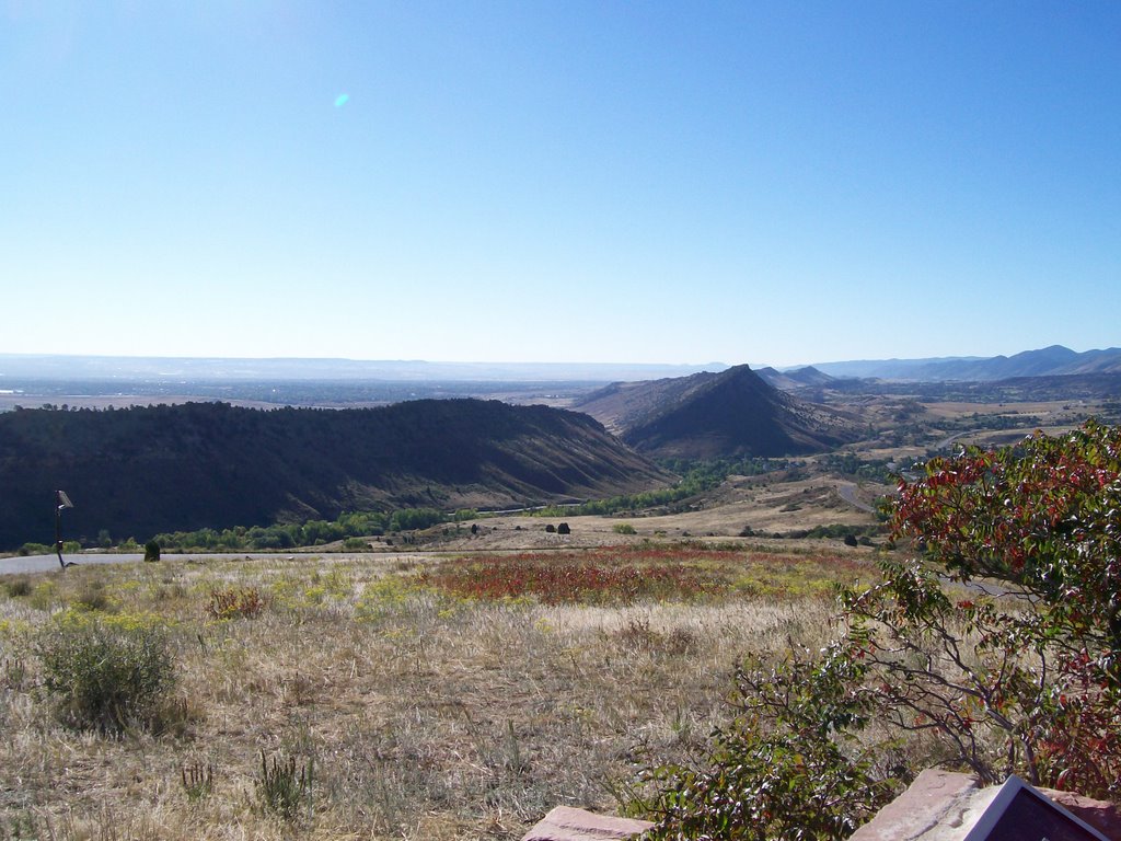 Dinosaur Ridge from Red Rocks Park by kpenird