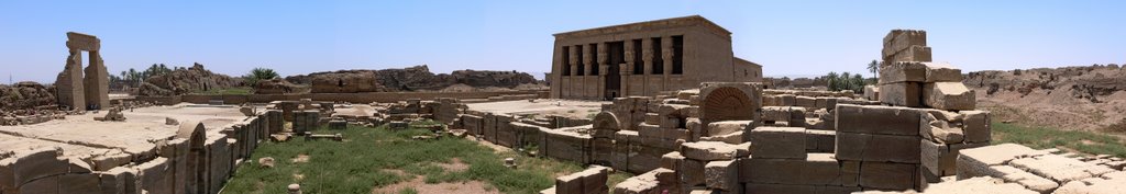 Complex of Temple of Hathor in Dandara by Salin Sergey