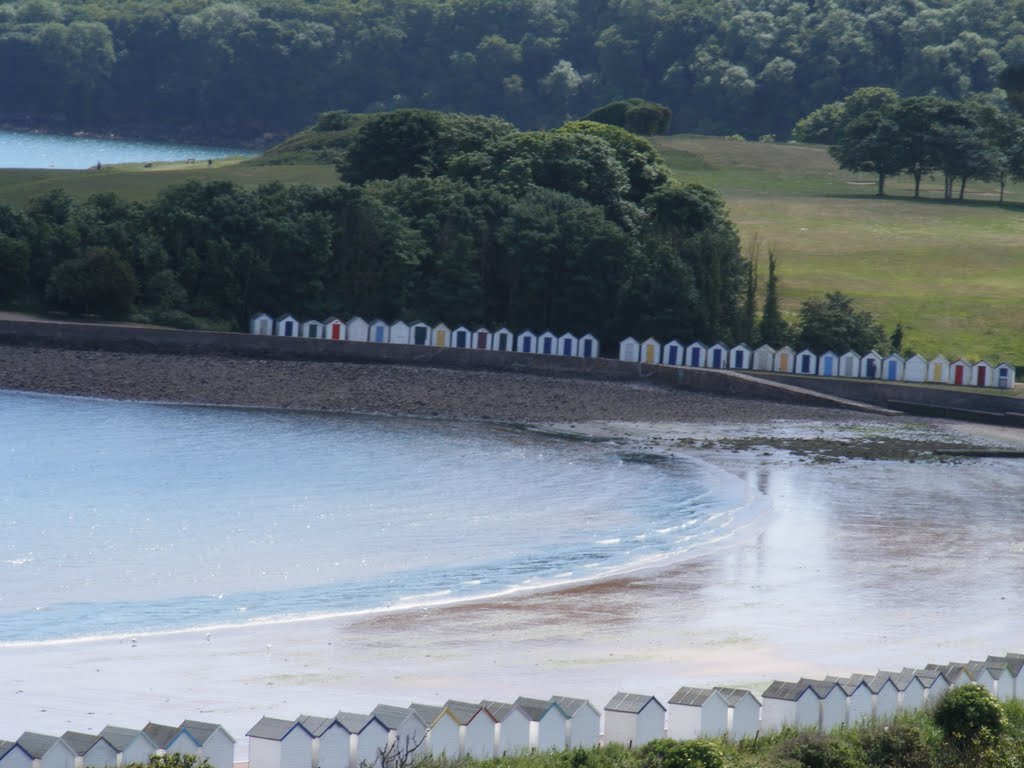 Over broadsands , devon from dart valley steam train by phil55