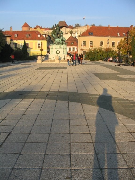 Istvan Dobo Square, Eger by Szilard Andai