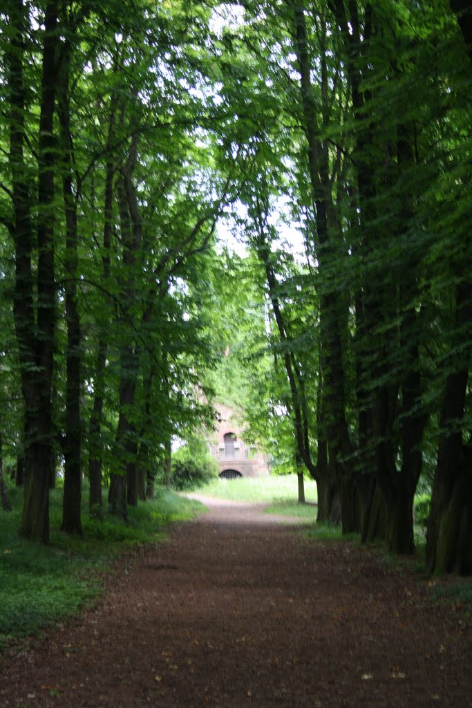 Turm am Ende der Allee by Metsämies