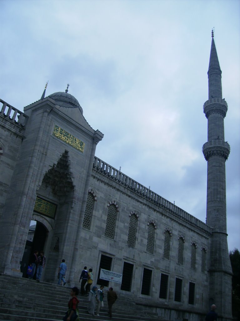 SULTANAHMET MOSQUE with only a minaret. by Aysuhan Ufi