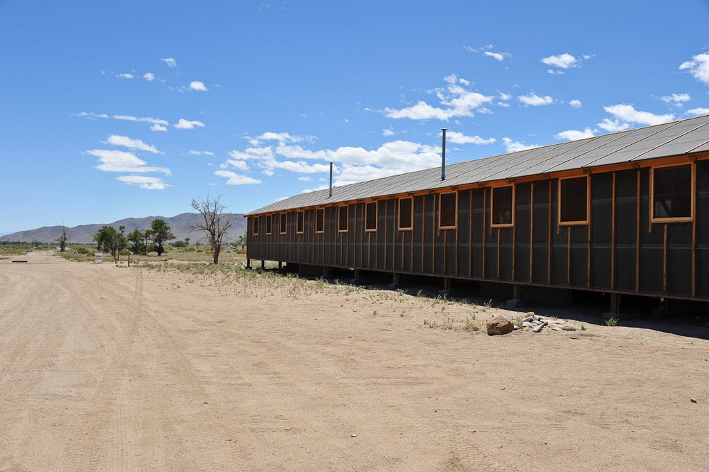 Typical Barracks at Manzanar War Relocation Center by Fred Henstridge