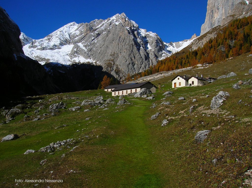 Marmolada - Malga Ombretta by Alessandro Nessenzia