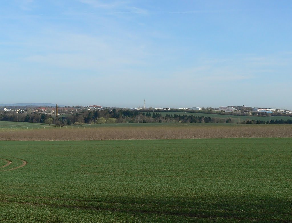 Hartmannsdorf bei Chemnitz - Fernblick Richtung Taura & Burgstädt -3 by Thomas Eichler