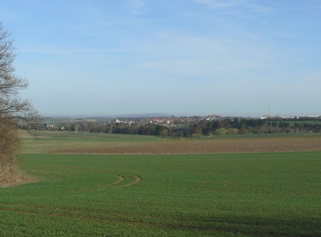 Hartmannsdorf bei Chemnitz - Fernblick Richtung Taura & Burgstädt -4 by Thomas Eichler