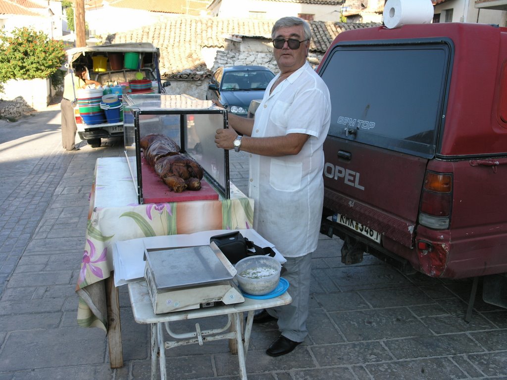 GREECE KORONI VASSILITSION OR VASILITSI TRADITIONAL LOCAL GRILLED PORK by calmsea