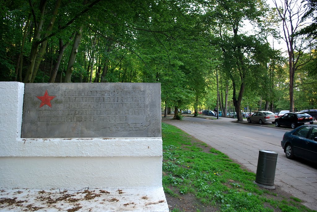 Sopot, a monument to remember the Red Army soldiers to fight for the city in 1945 by Maciej Szester