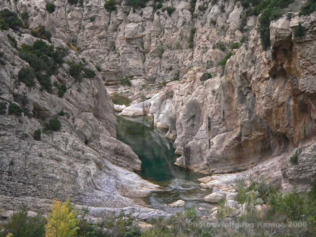 Gorges Padern, Südfrankreich by Wolfgang Kampa