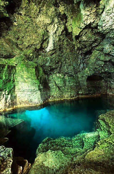 The Grotto (interior, vertical) by Septimiu Pelau