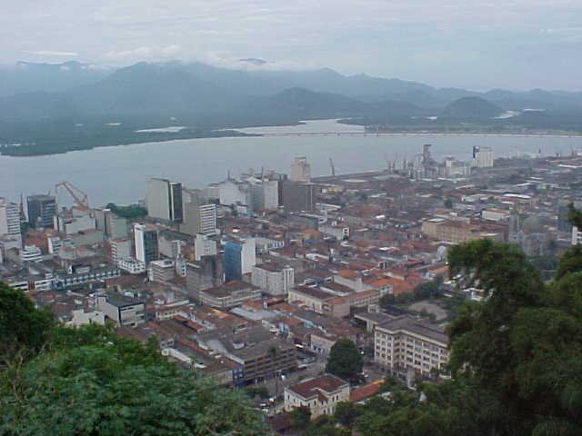 Santos SP - Vista do Monte Serrat by celio gonçalves dias