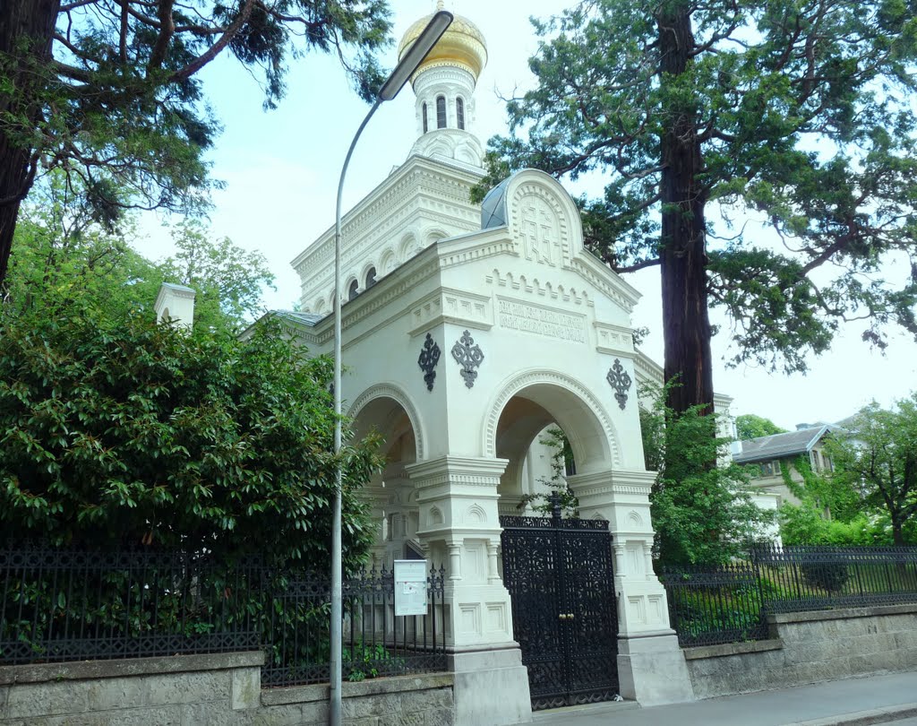 Santa Barbara Orthodox Church in Vevey (Switzerland) by gabachat