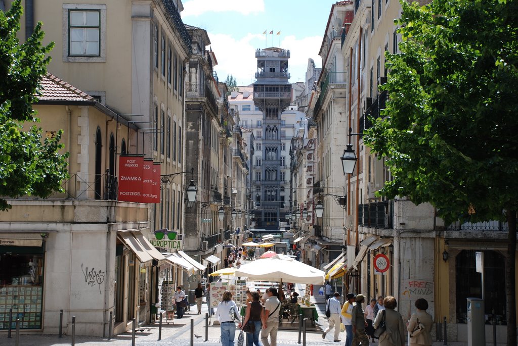 Typical Lisbon street by Evangelos Papanikola…