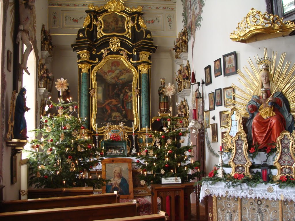 Innenraum der Thierbergkapelle bei Kufstein by Contessa