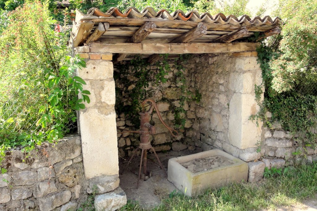 Vecchia pompa a mano d'acqua in ghisa by pierangelo zaghet