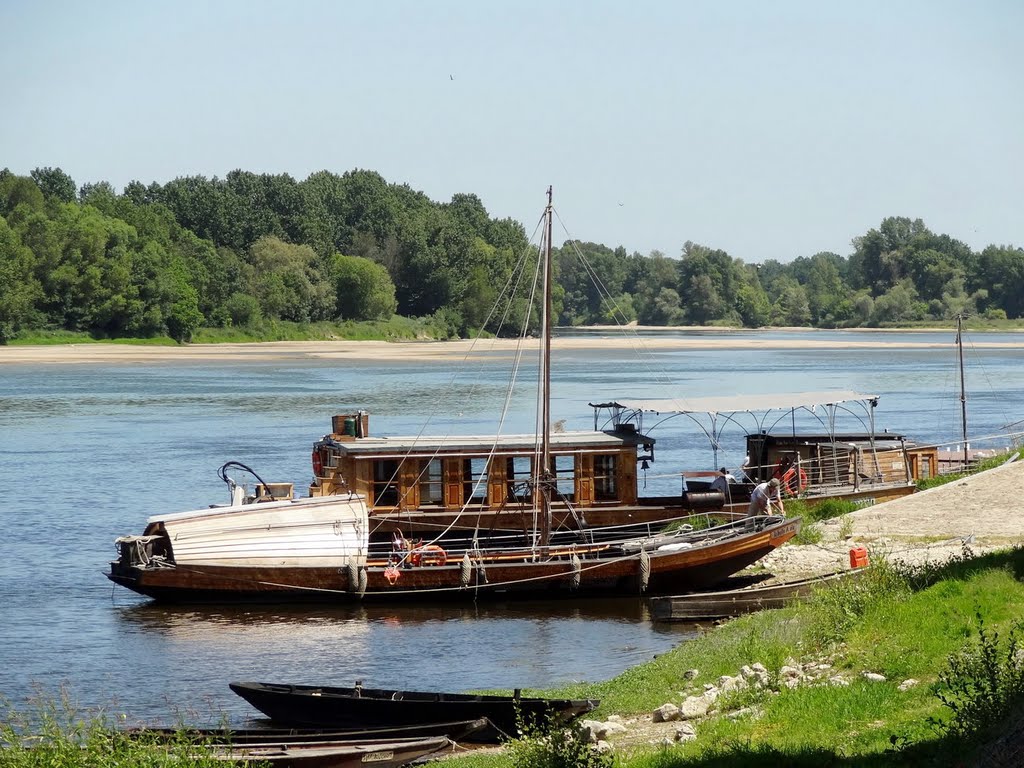 MONTSOREAU, embarcations anciennes sur la Loire by Philippe POIX